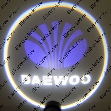 Дверная проекция логотипа Дэу