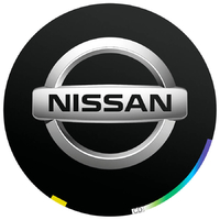 Пленки для проекции логотипа Nissan в двери 10 мм - комплект 2 шт