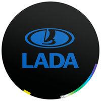 Пленки для проекции логотипа Lada в двери 10 мм - комплект 2 шт