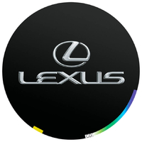 Пленки для проекции логотипа Lexus в двери 10 мм - комплект 2 шт