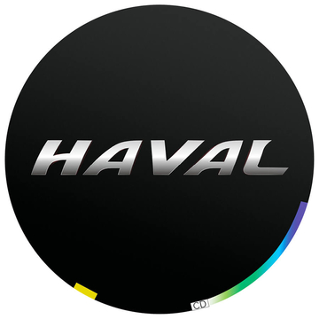 Пленки для проекции логотипа Haval в двери 10 мм - комплект 2 шт