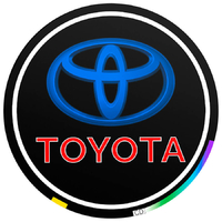 Пленки для проекции логотипа Toyota в двери 10 мм - комплект 2 шт