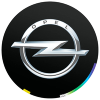 Пленки для проекции логотипа Opel в двери 10 мм - комплект 2 шт