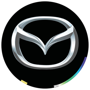 Пленки для проекции логотипа Mazda в двери 10 мм - комплект 2 шт