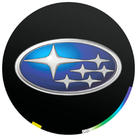 Пленки для проекции логотипа Subaru в двери 10 мм - комплект 2 шт