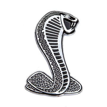 Эмблема Shelby Cobra металлическая самоклеющаяся