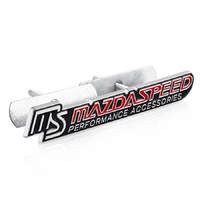 Накладка на решетку радиатора металлический шильдик Mazdaspeed