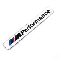 Металлический шильдик M Performance серебристый