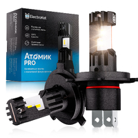 Светодиодные автолампы ЭлектроКот Атомик PRO gen2 H4 4300K 2 шт