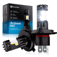 Светодиодные автолампы ЭлектроКот Атомик PRO gen2 H4 6000K 2 шт