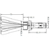 Светодиодные лампы H11 G9L ZES 5000K комплект для линз - 2 шт