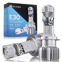 Светодиодные лампы-линзы для авто ElectroKot E30 H7 6000K 2 шт