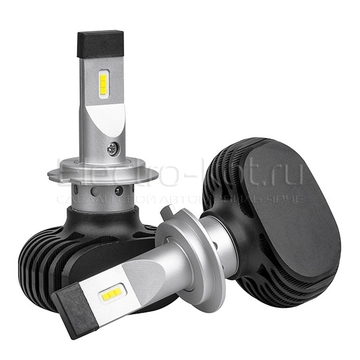 Светодиодные лампы для фар H7 LED CSP N2 5000K комплект - 2 шт