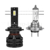 Диодные лампы головного света M2 H7 2хCR-LED с кулером 25W 9-32V 6000K комплект - 2 шт