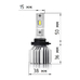 Светодиодные лампы для авто безвентиляторные ElectroKot P7 5000K HB4 2 шт