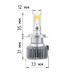 Светодиодные LED лампы для авто ElectroKot Plasma белый свет 5000K H7 2 шт