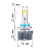 Светодиодные LED лампы для авто ElectroKot Plasma белый свет 5000K HB3 2 шт