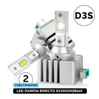 Светодиодные лампы для авто ElectroKot XeLED вместо ксенона D3S 5000K 2 шт