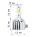 Светодиодные лампы для авто ElectroKot XeLED вместо ксенона D1S D1R 5000K 2 шт