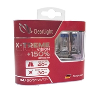 Галогеновые лампы ClearLight X-Treme Vision +150% H4