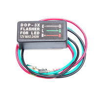Реле поворота электронное DOP-3Х для правильной работы LED ламп универсальное 1 шт