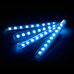 Светодиодная подсветка салона и зоны ног автомобиля 4 модуля 36 LED синяя