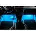 Светодиодная подсветка салона и зоны ног автомобиля 4 модуля 36 LED голубая
