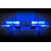 Световая панель LED c СГУ 100W на крышу авто 6000L синяя