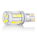Светодиодная LED лампа в задний ход с обманкой ElectroKot УльтраЛед W16W T15 16 Вт 2 шт