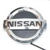 4D логотип Nissan (Nissan) 105х90 мм белый