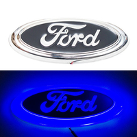 4D логотип Ford (Форд) 145 х 55мм мм синий