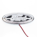 5D логотип Ford (Форд) белый 145х55мм