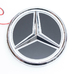 5D логотип Mercedes (Мерседес) белый 95mm