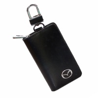 Ключница кожаная с логотипом Mazda (Мазда)