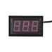Цифровой термометр датчик выносной с красной подсветкой 12V
