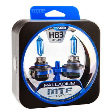 Галогеновые лампы MTF Palladium 5500К HB3 2 шт
