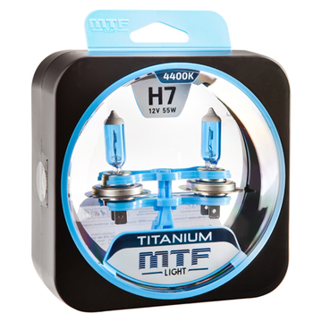 Галогеновые лампы MTF Titanium 4400К H7 2 шт