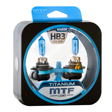 Галогеновые лампы MTF Titanium 4400К HB3 2 шт
