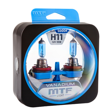 Галогеновые лампы MTF Vanadium 5000К H11 2 шт