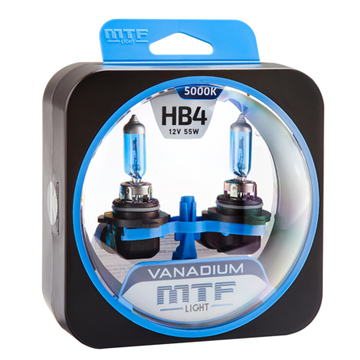 Галогеновые лампы MTF Vanadium 5000К HB4 2 шт