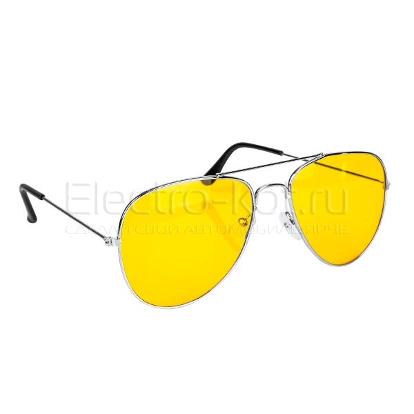 Желтые очки авиаторы