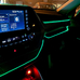 Контурная подсветка салона авто LED RGB BT управление телефоном 6 модулей