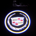 Штатная подсветка дверей с логотипом Cadillac - Кадиллак - 2 шт