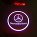 Штатная подсветка дверей с логотипом Mercedes - Мерседес - тип 8 - 2 шт