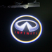 Штатная подсветка дверей с логотипом Infiniti - Инфинити - тип 2 - 2 шт
