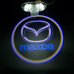 Штатная подсветка дверей с логотипом Mazda - Мазда - тип 3 - 2 шт