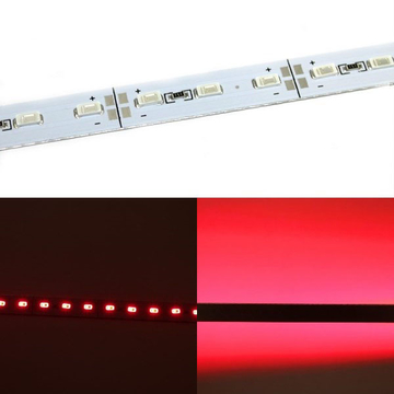Светодиодная линейка алюминиевая SMD 5630 72 LED 18W красная 96 см