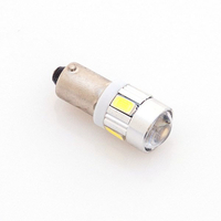 Светодиодная лампа 6 SMD 5730 1155 - T4W - BA9S белая 1 шт