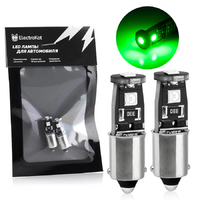 Светодиодная лампа ElectroKot MiniMax BA9S T4W canbus зеленый свет 2 шт