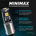 Светодиодная лампа ElectroKot MiniMax BA9S T4W canbus голубой свет 2 шт